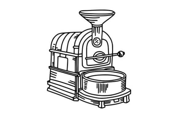 Coffee Roasting Machine: Graphics & Illustrations