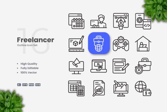 Freelancer Icons: Graphics and Icons for Real Projects