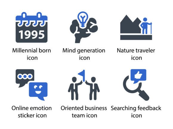 Millennials Icon Set 3: Graphics & Icons Review