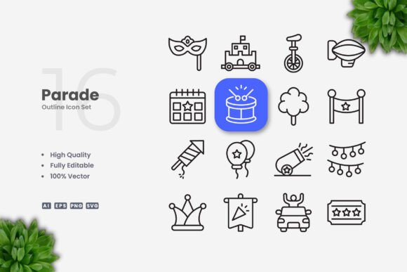 Parade Icons: Graphics and Icons for Modern Design