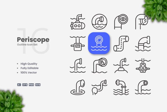 Periscope Icons: Graphics and Icons for Modern Design