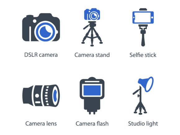 Photography Icon Set 1: Essential Graphics for Brand Icons